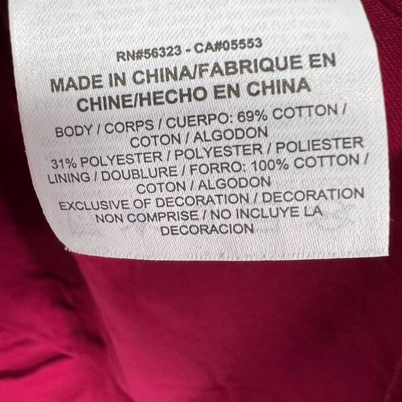 Nike Tech Top Fleece Crewneck Burgundy Short Sleeve - Picture 8 of 12